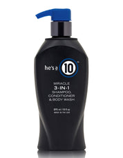 He's a 10 Mens 3-in-1 Daily Shampoo, Conditioner & Body Wash